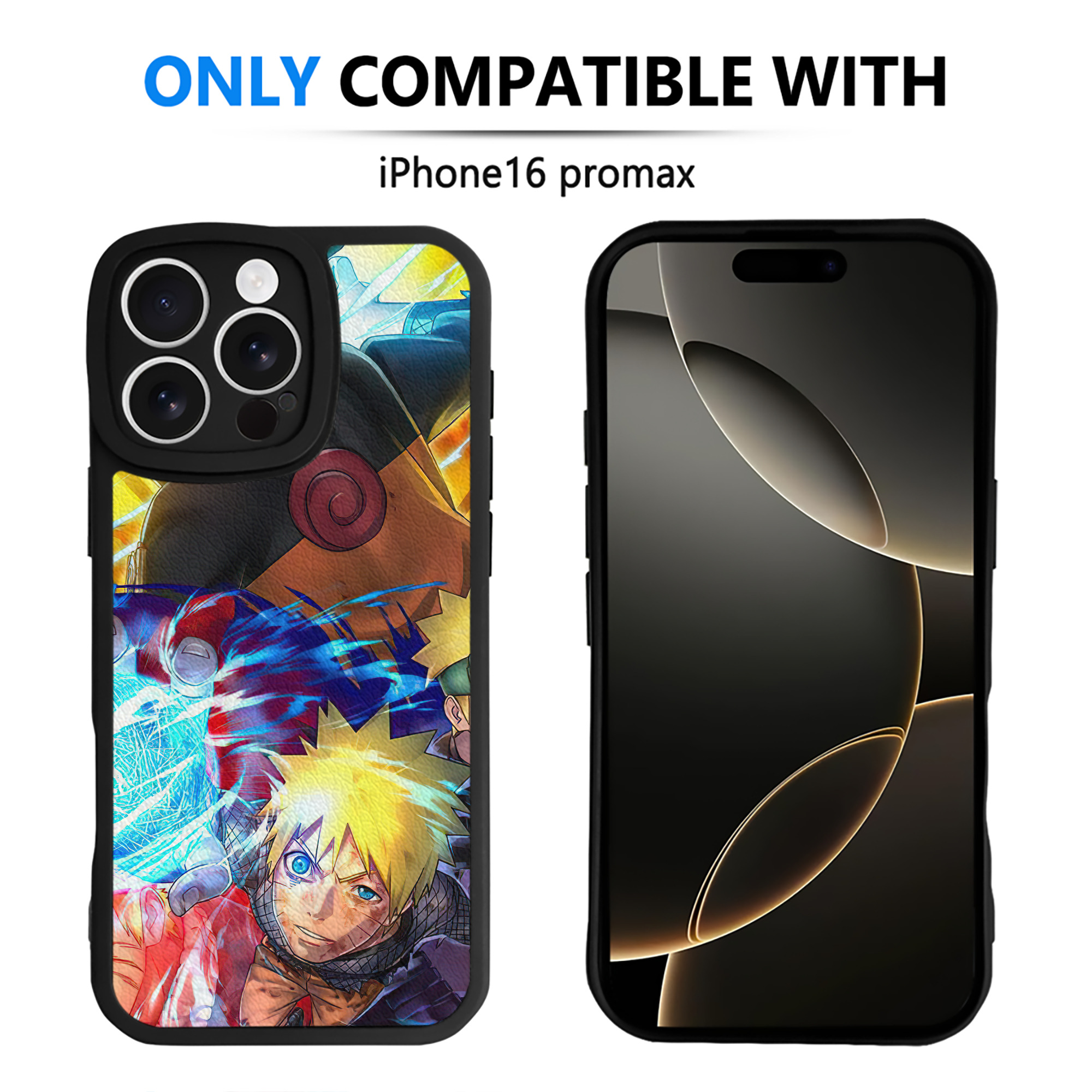 （画像用） NARUTO -ナルト- NARUTO -ナルト- 疾風伝 【iPhone 16シリーズ対応】シリコンスマホケース（レザー調） 材質：シリコン